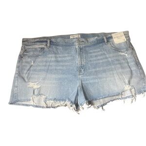 Abercrombie & Fitch The Mom Short High Rise Size 24 NWT